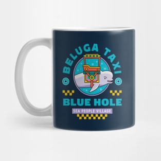 Beluga Taxi Emblem Mug